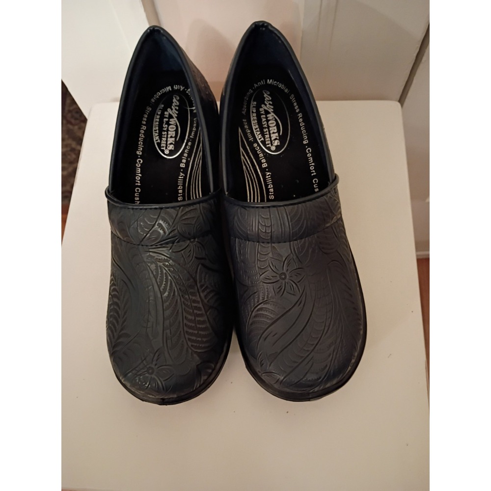 Easy Works By Easy Street Size 8 Navy Tool Lyndee